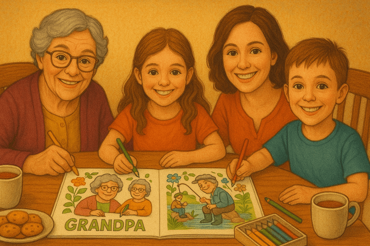 Designing Personalized Coloring Books for Grandparents' Day Gifts