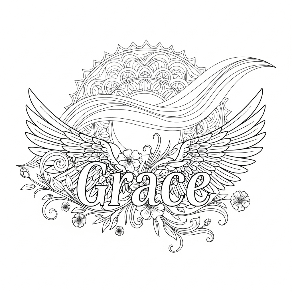 Grace with Angelic Mandala