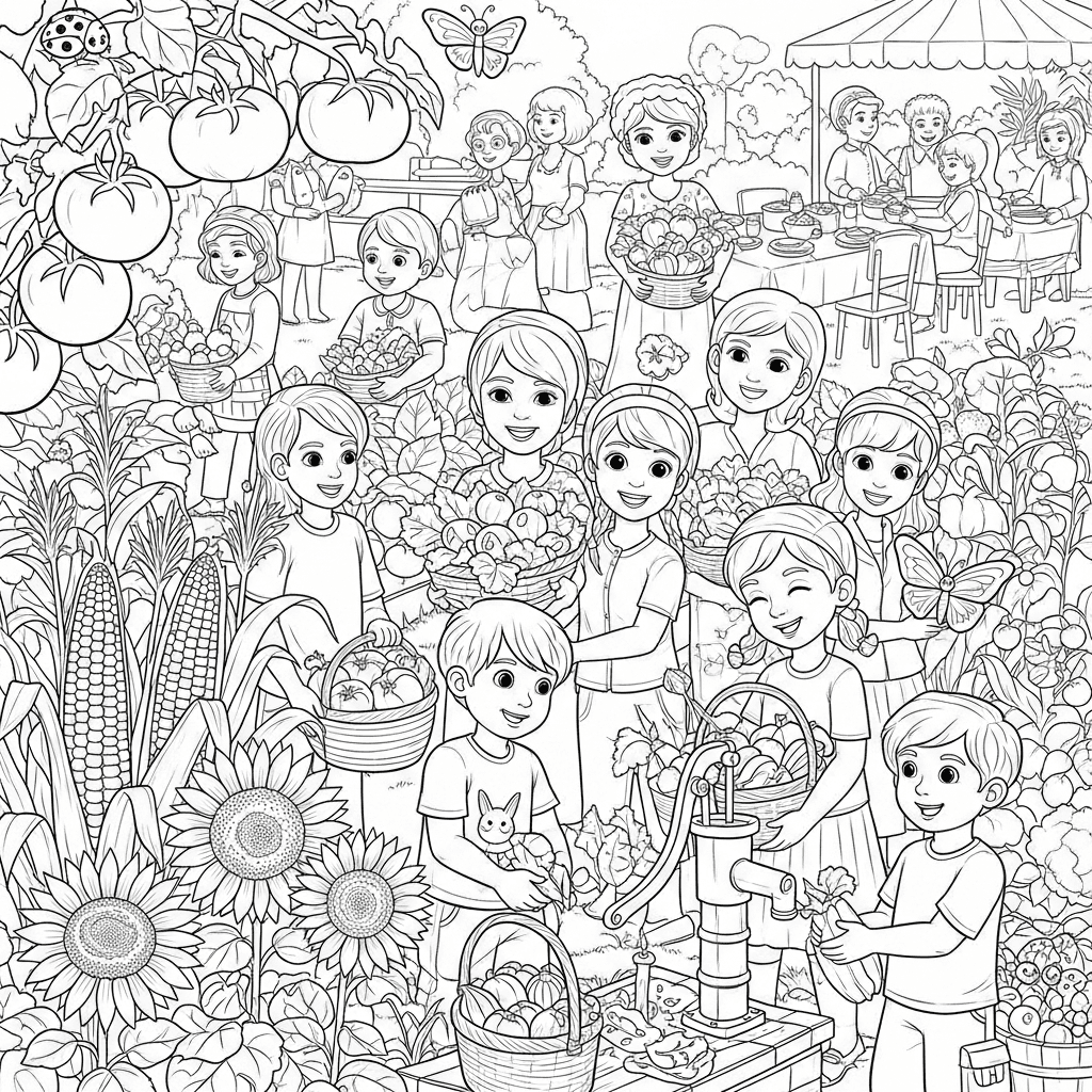 Community Garden Harvest Potluck