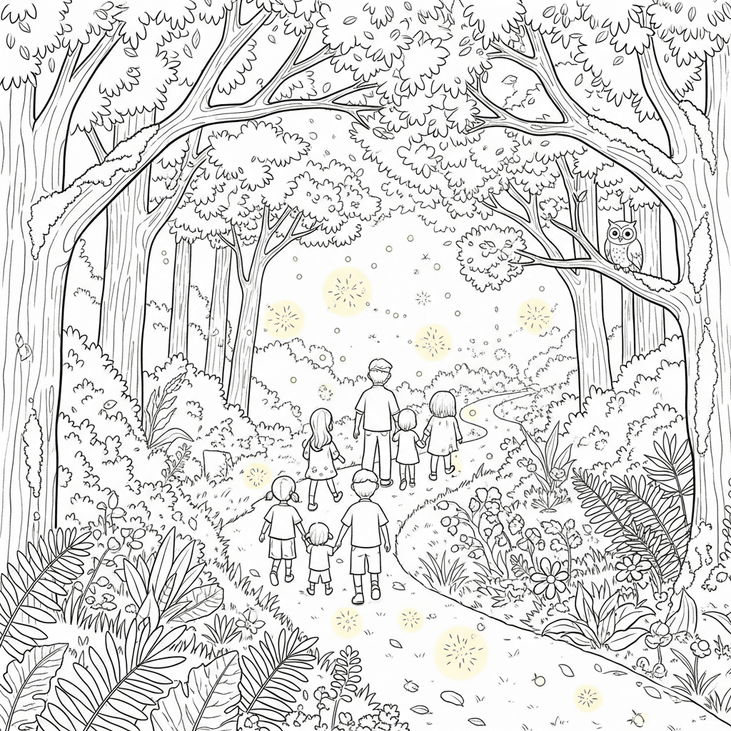 Magical Firefly Forest Stroll
