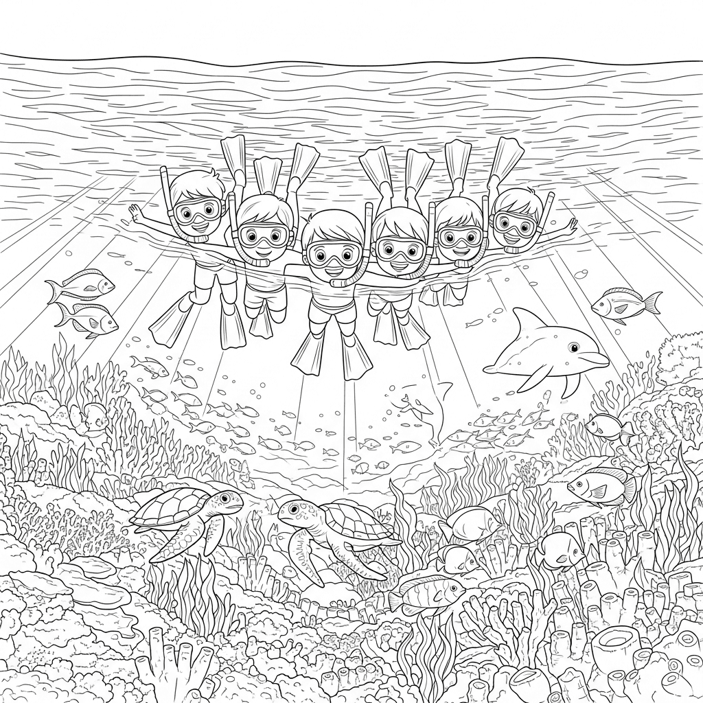 Underwater Coral Reef Adventure