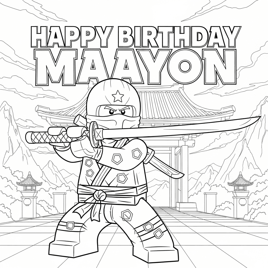 Ninjago Birthday Maayon