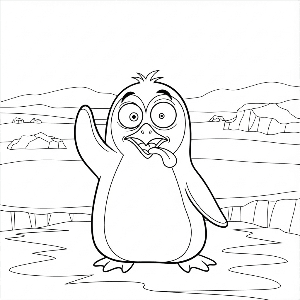 Funny Penguin Antics