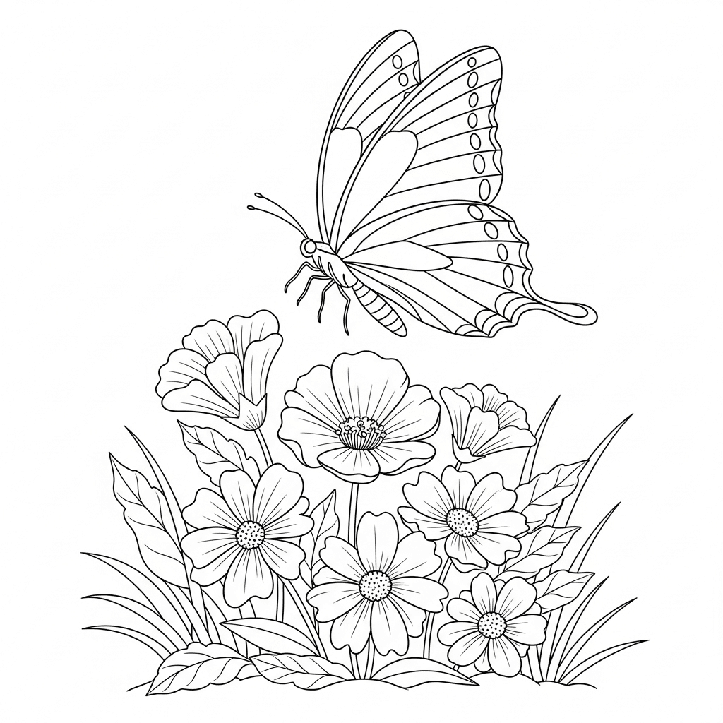 Graceful Garden Butterfly