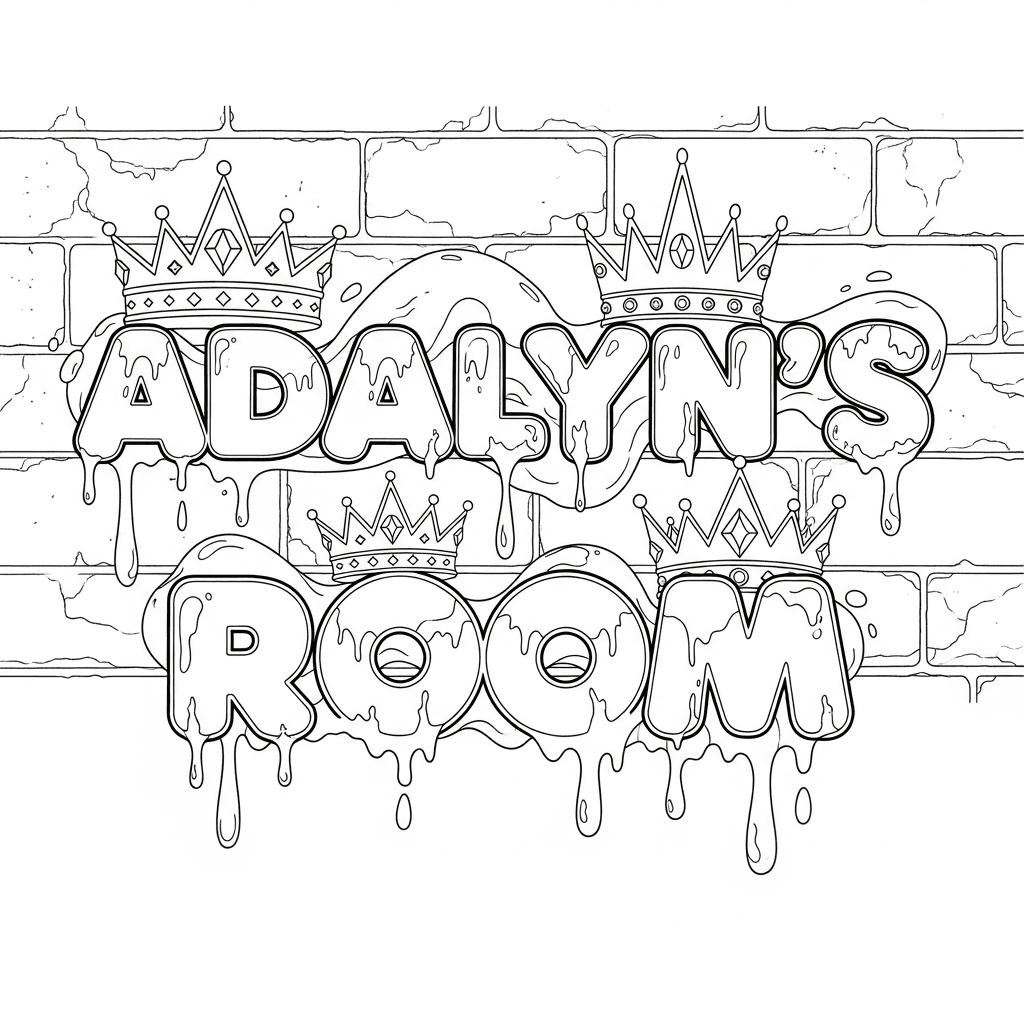 Adalyn's Room Crown Drips