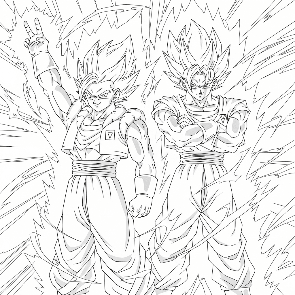 Gogeta and Vegito Dynamic Fusions