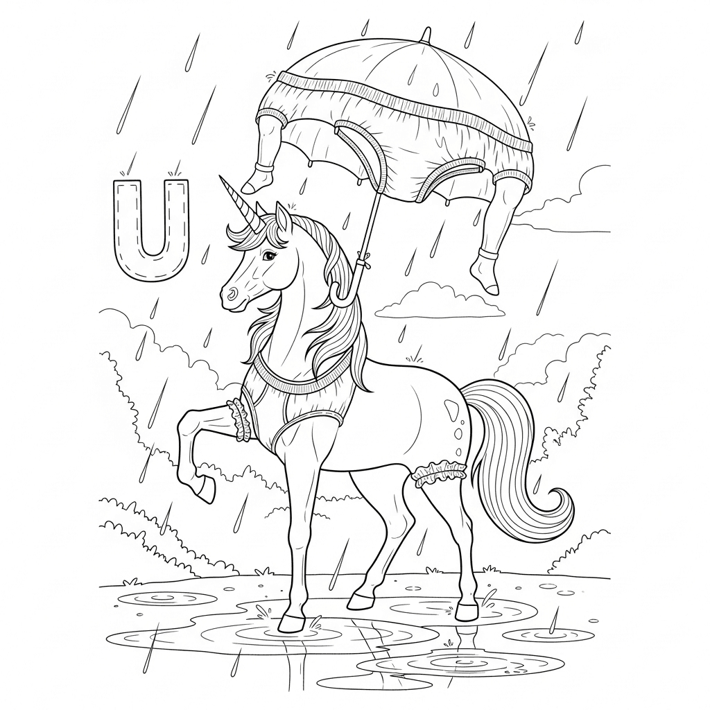 Unicorn's Rainy Dance with U