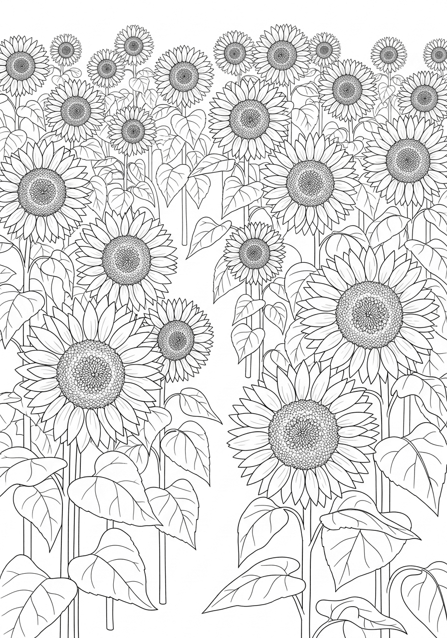 Towering Sunflower Labyrinth