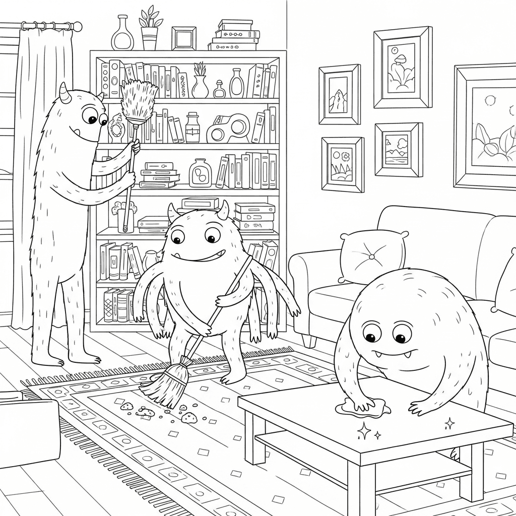 Cute Monsters Chores