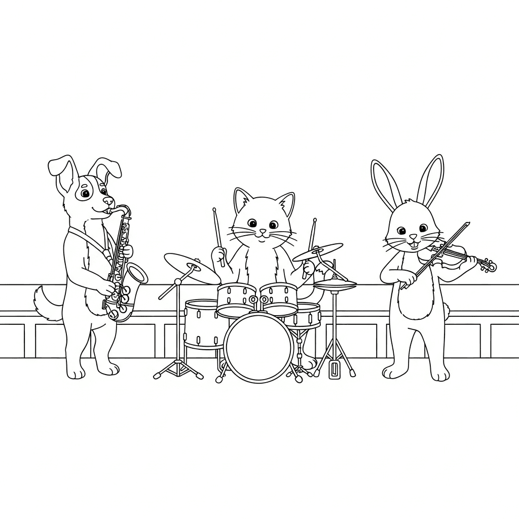 Musical Animal Friends