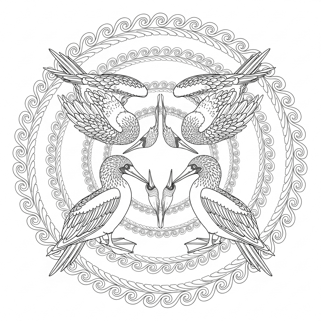 Radial Booby Pattern