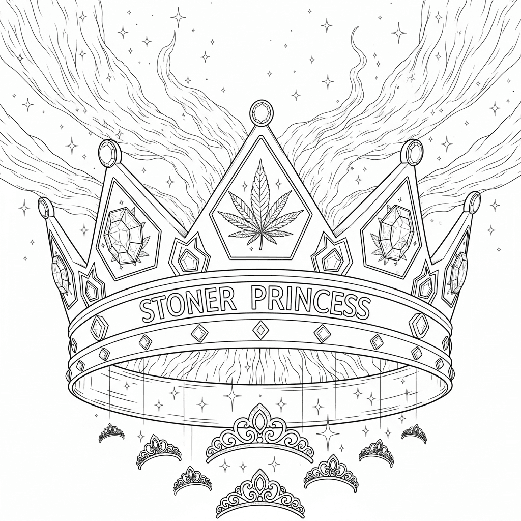 Stoner Princess Cosmic Crown