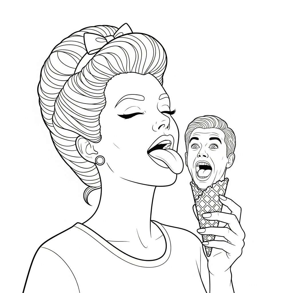 Retro Scream Cone Delight