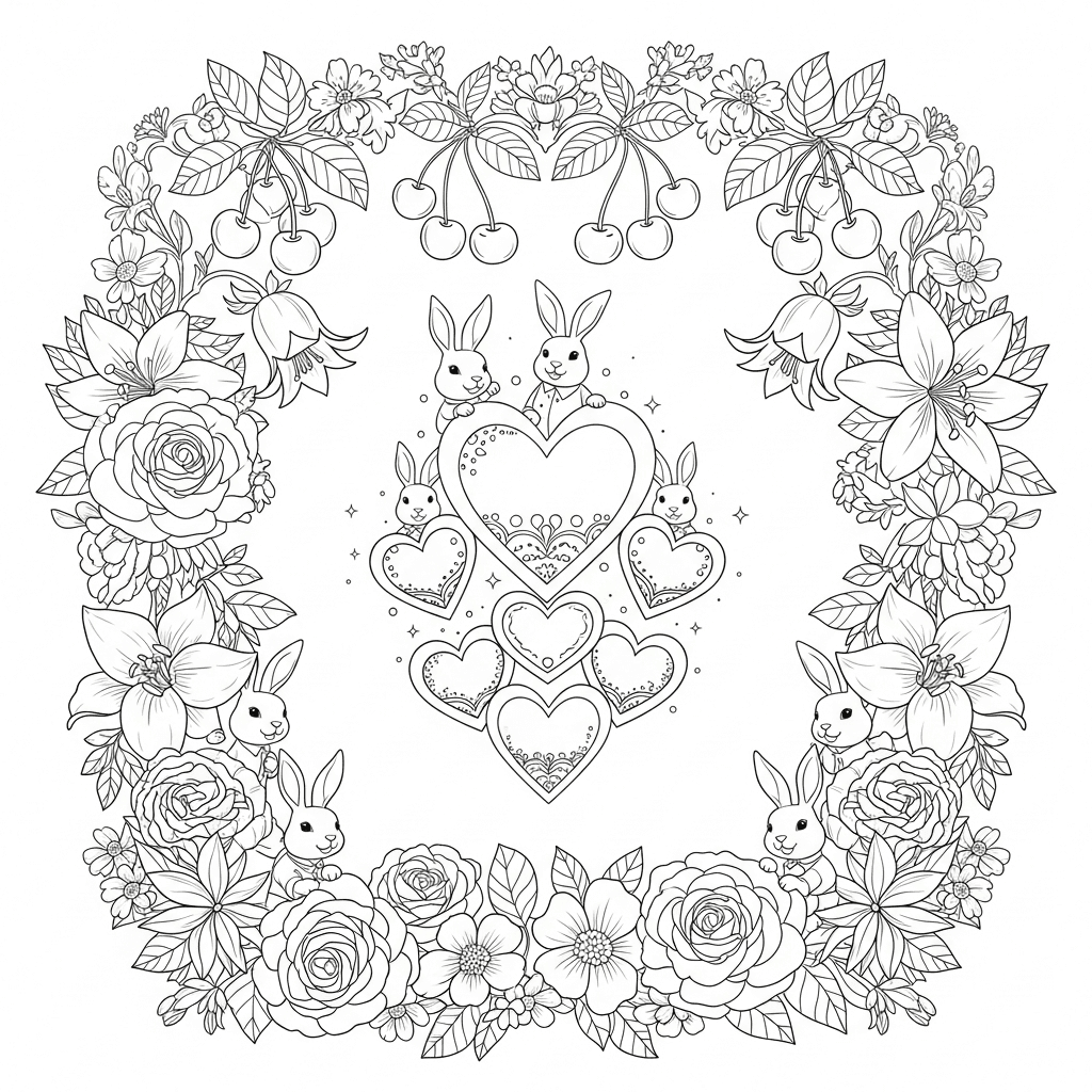 Magical Hearts and Bunny Garden