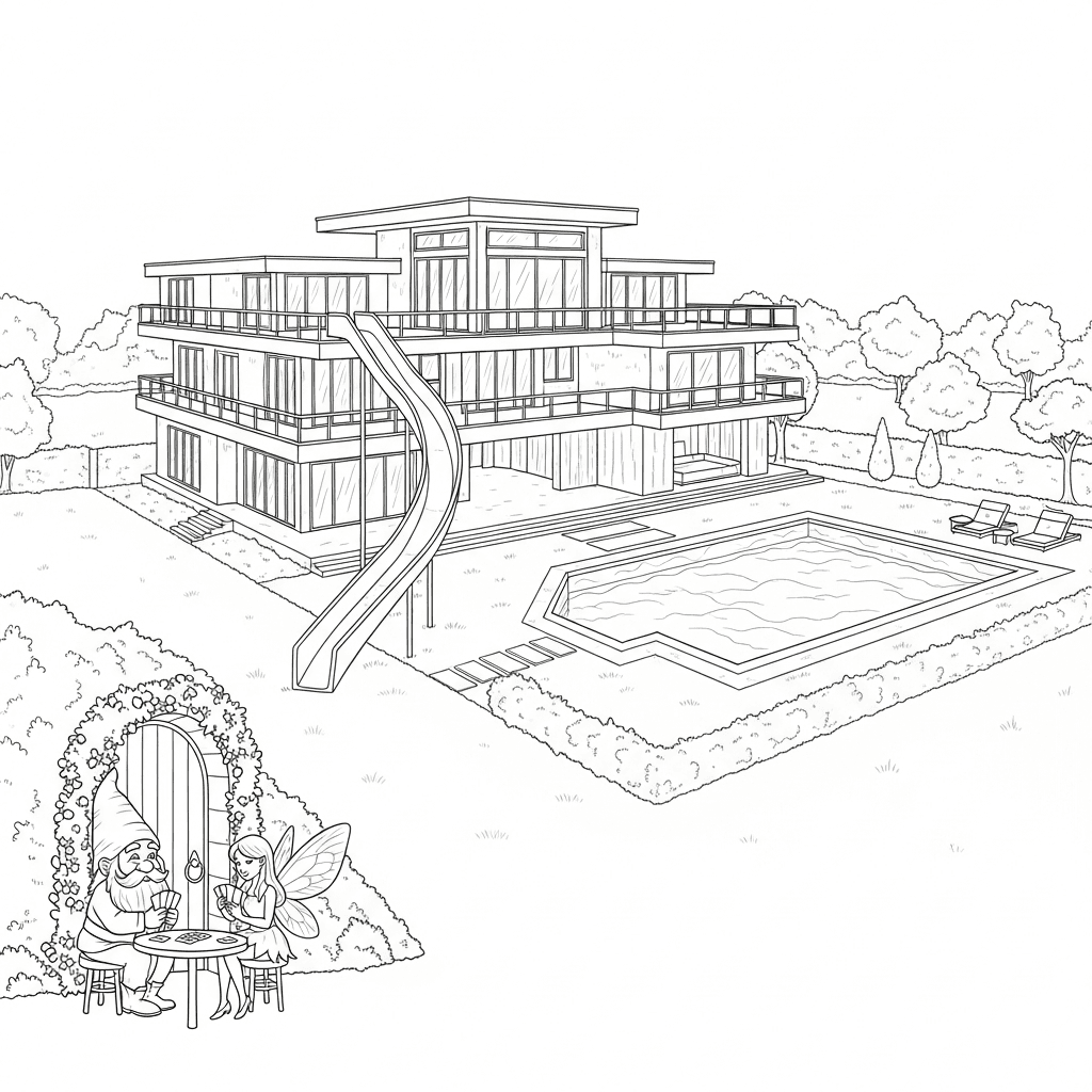 Mansion Oasis with Secret Garden