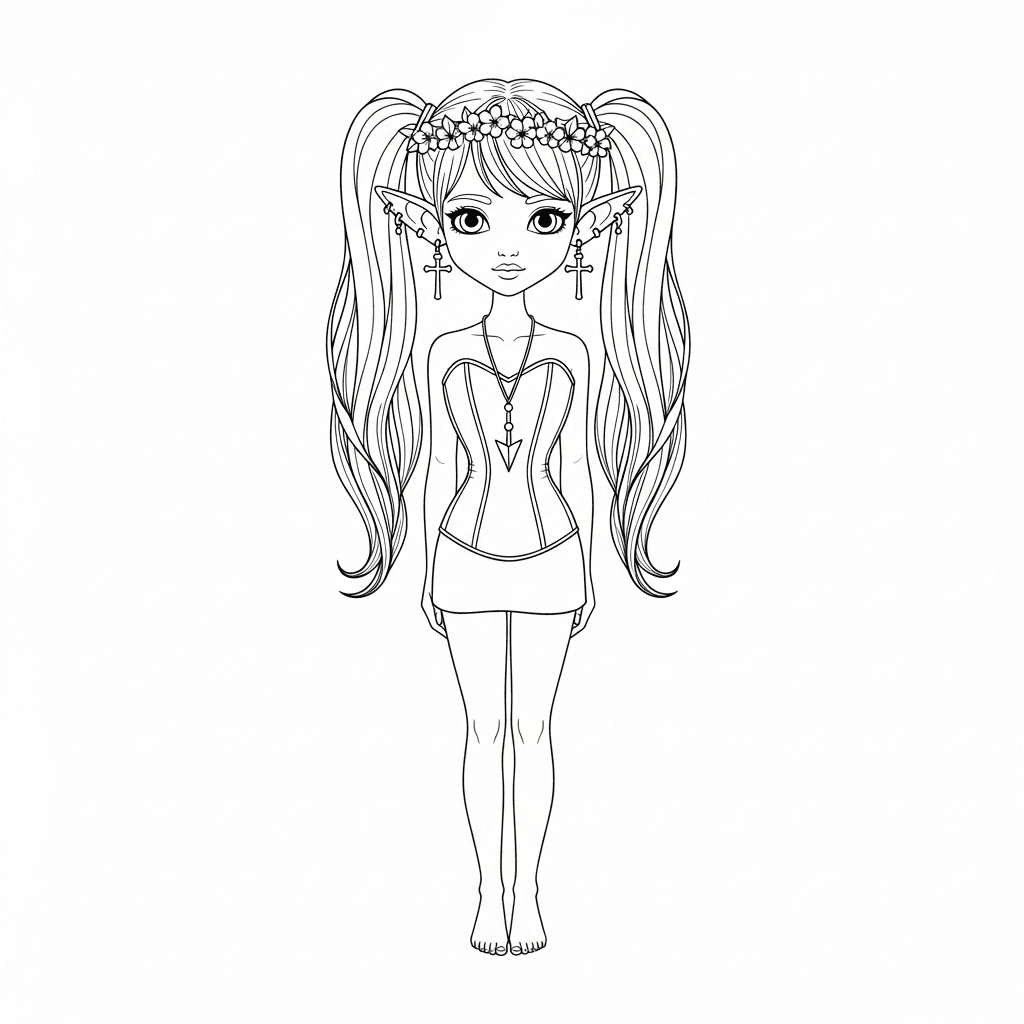 Fantasy Elf Girl Portrait