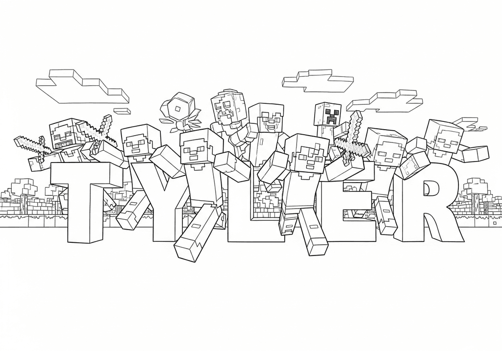 TYLER's Minecraft Character Charge