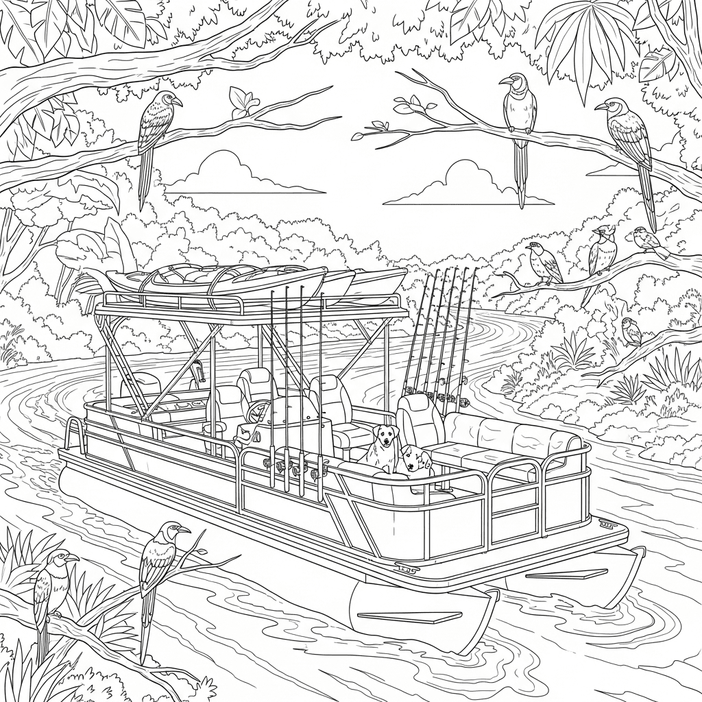 Jungle River Pontoon Adventure