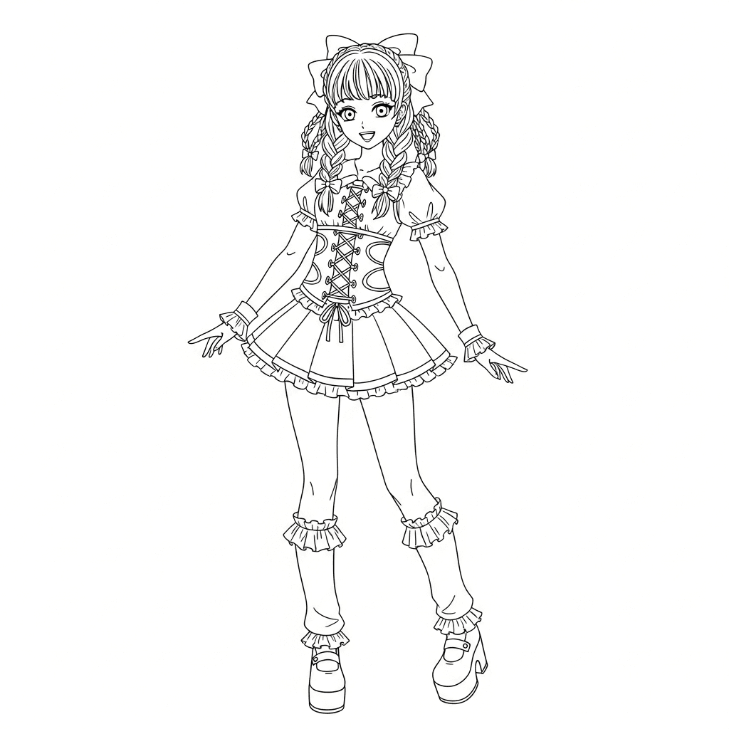 Anime Character Stylish Pose