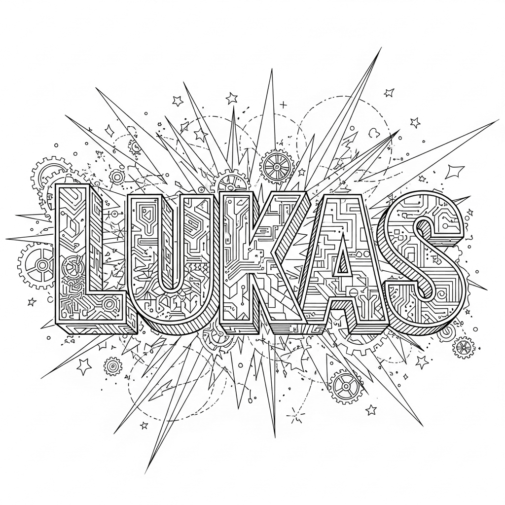 Lukas Name Art