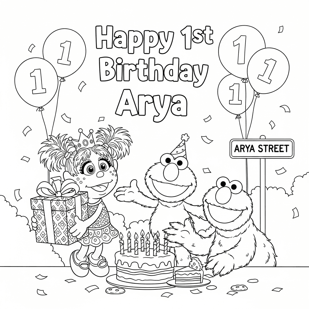 Elmo and Friends Birthday Party