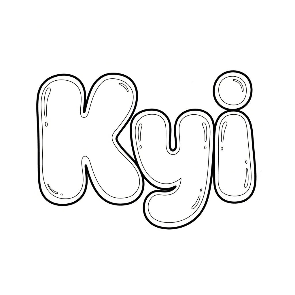 Kyi Bubble Letters Fun