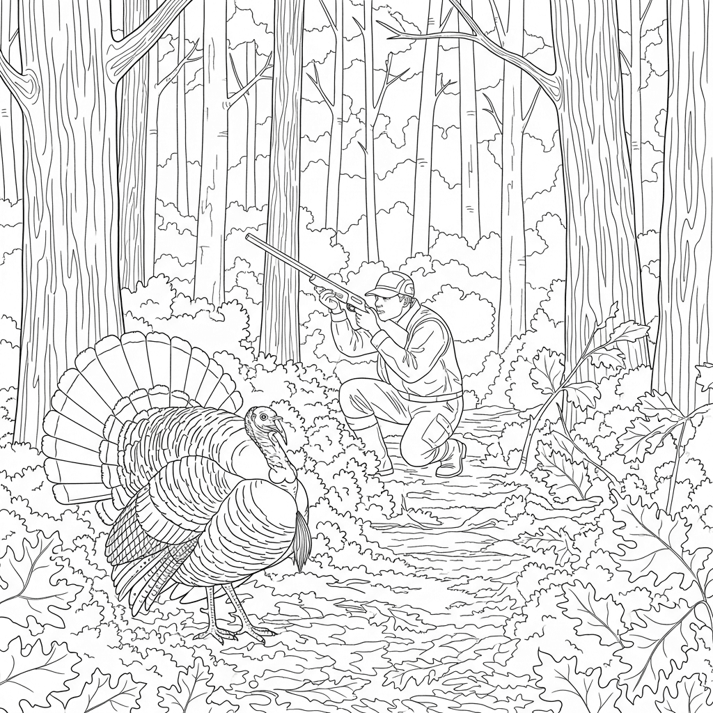 Forest Turkey Hunter
