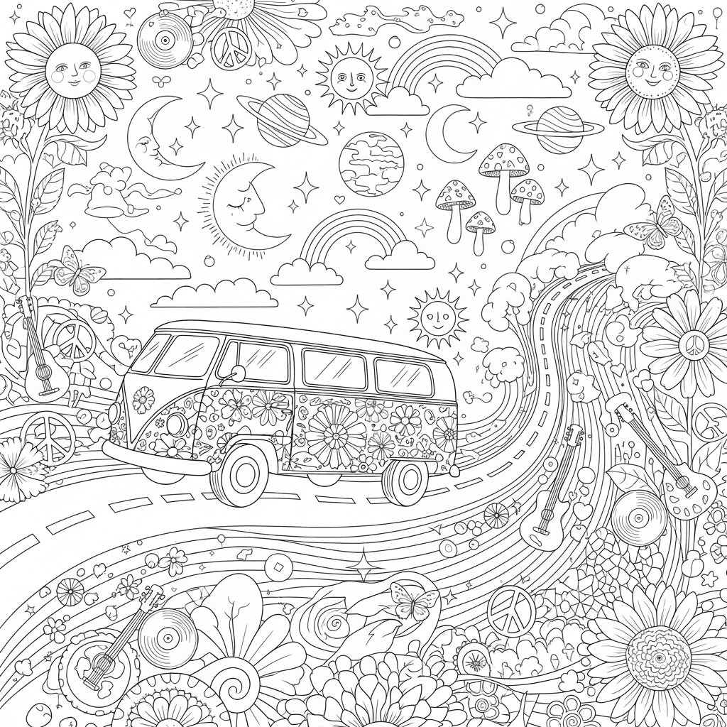 Psychedelic Cosmic Journey