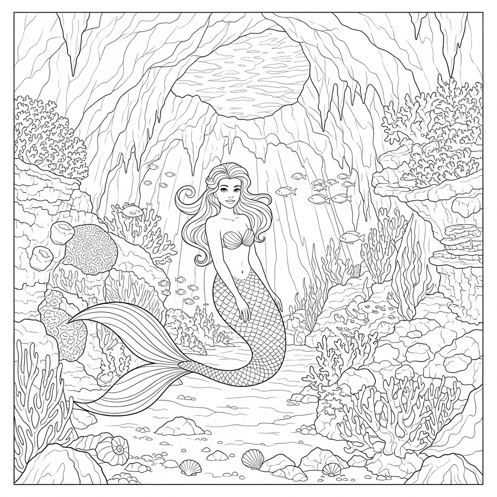 Mermaid's Coral Cave