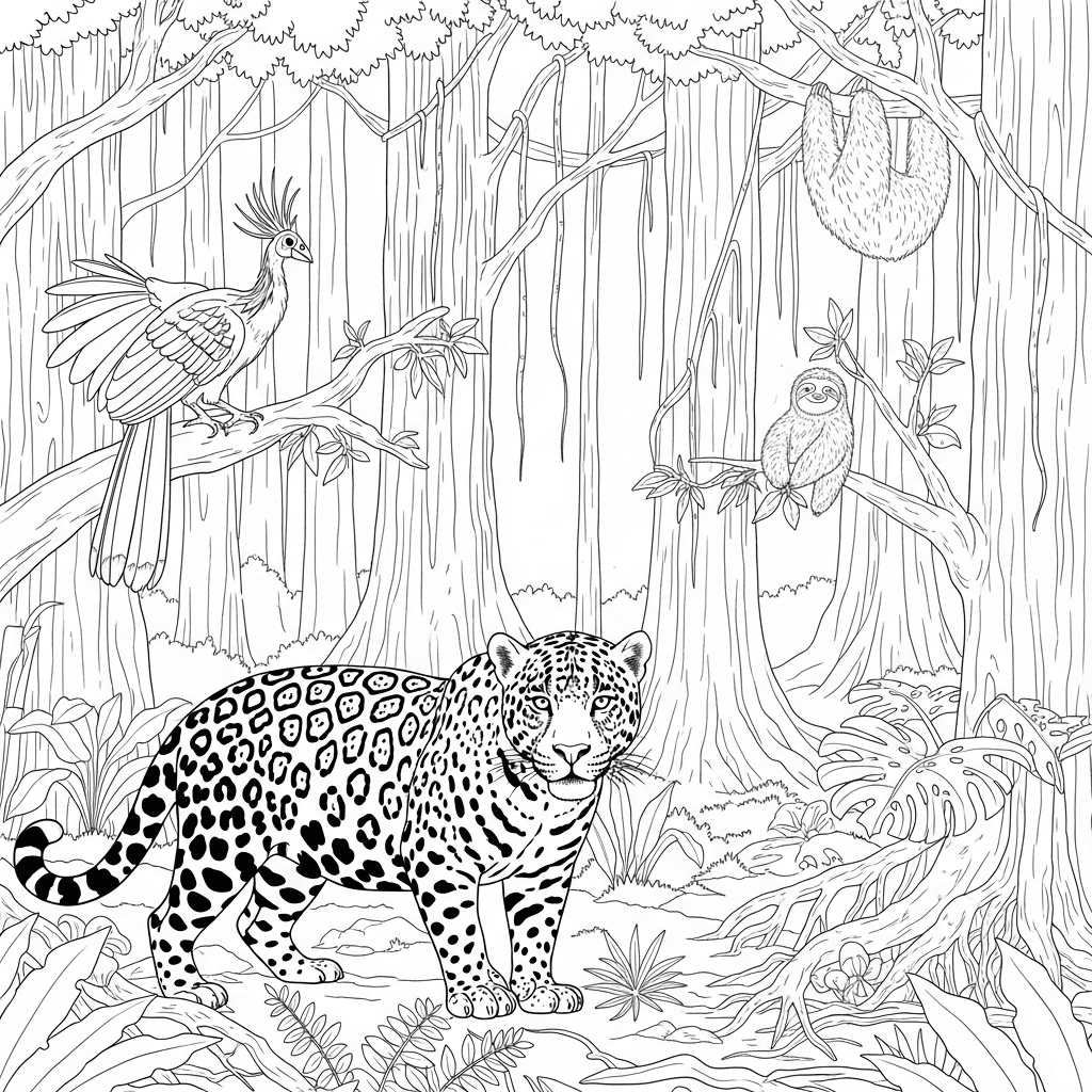 Iwokrama Forest Wildlife Scene