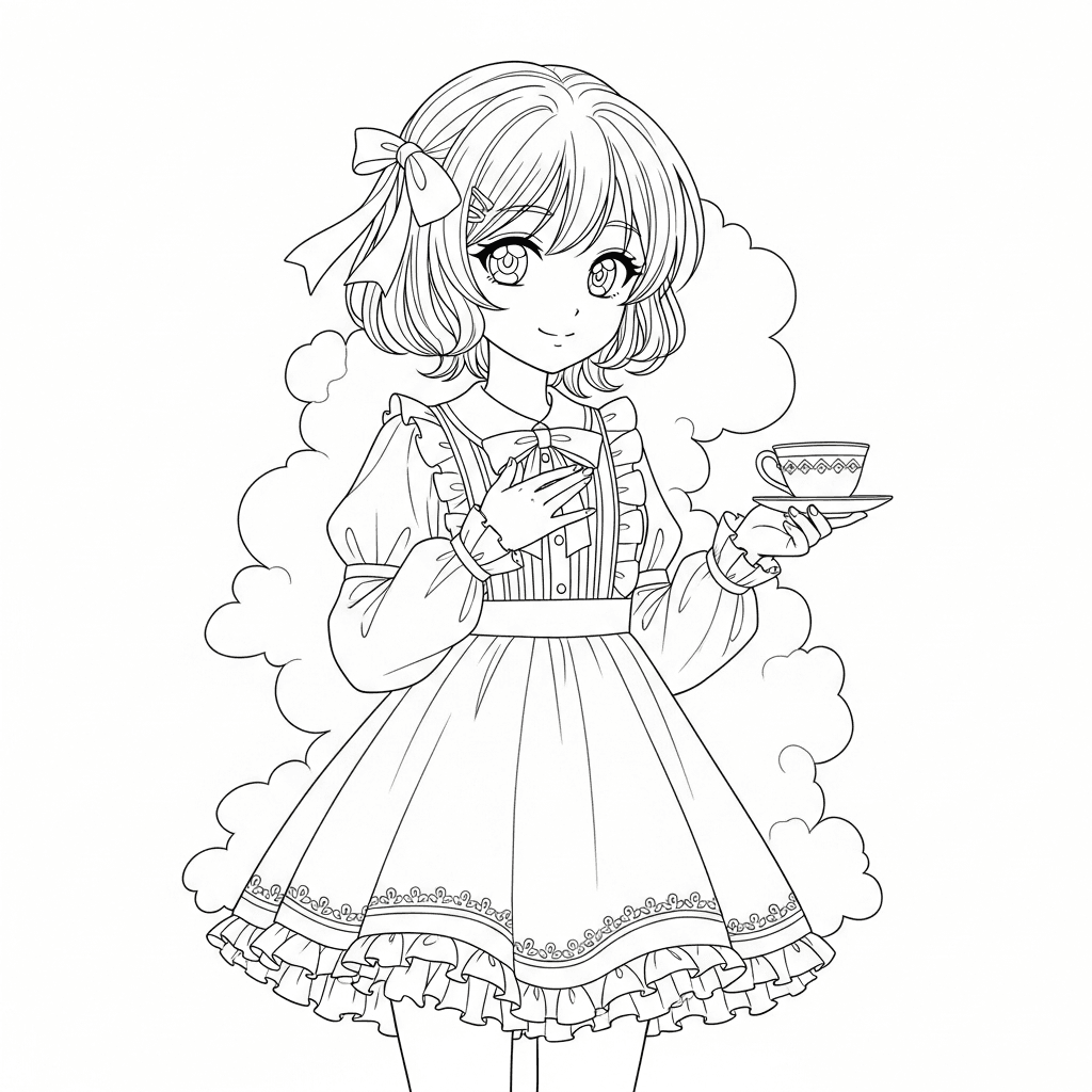 Charming Moe Character Portrait