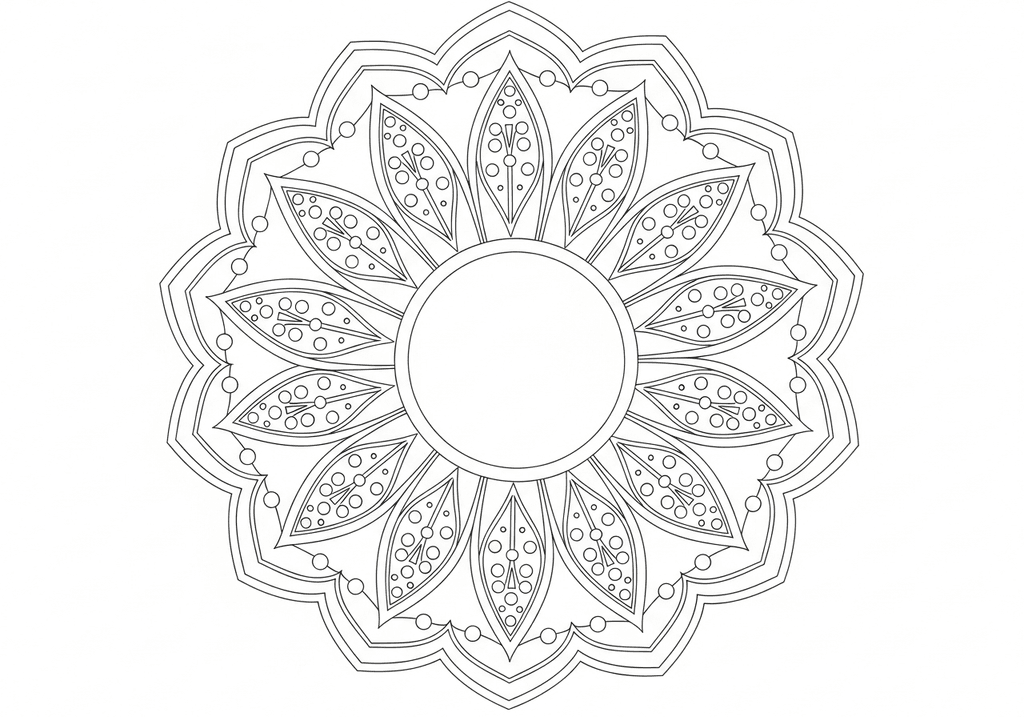 Concentric Mandala Design
