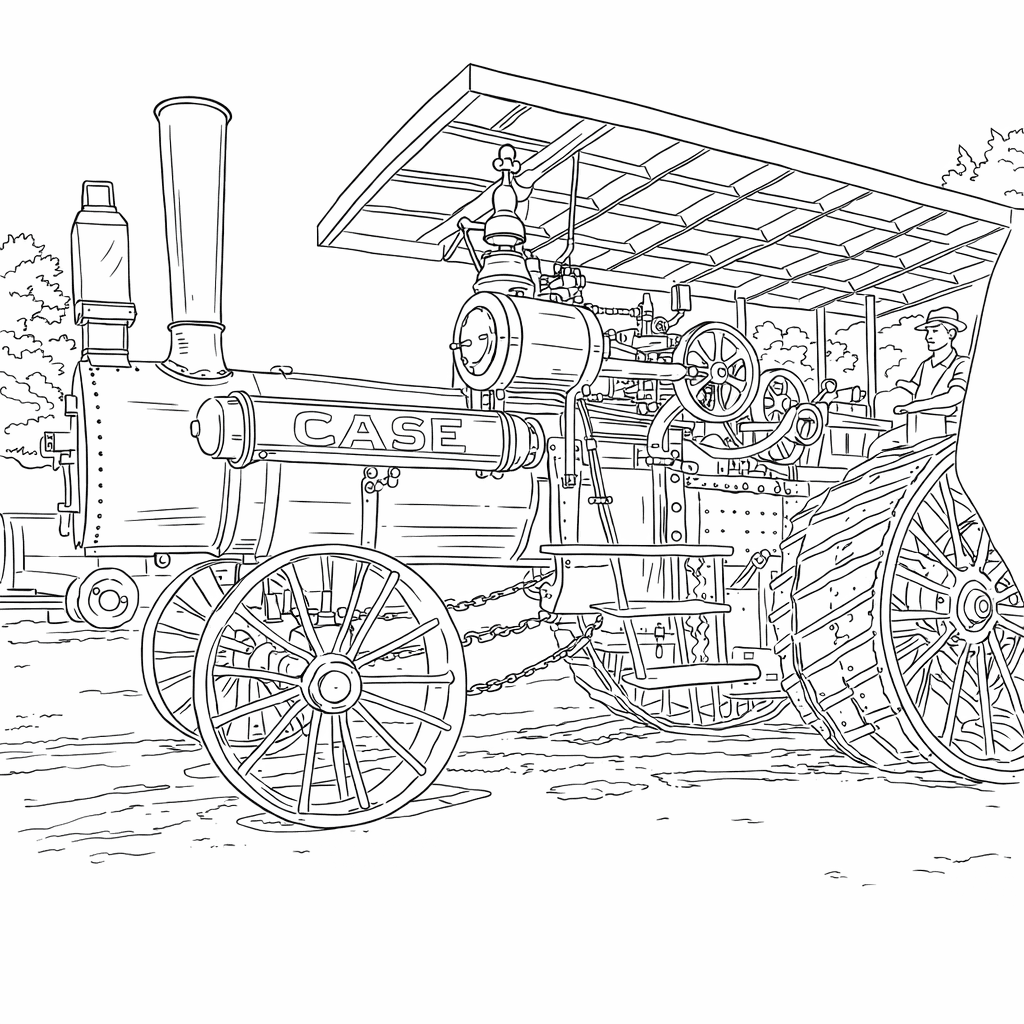 Vintage Steam Tractor