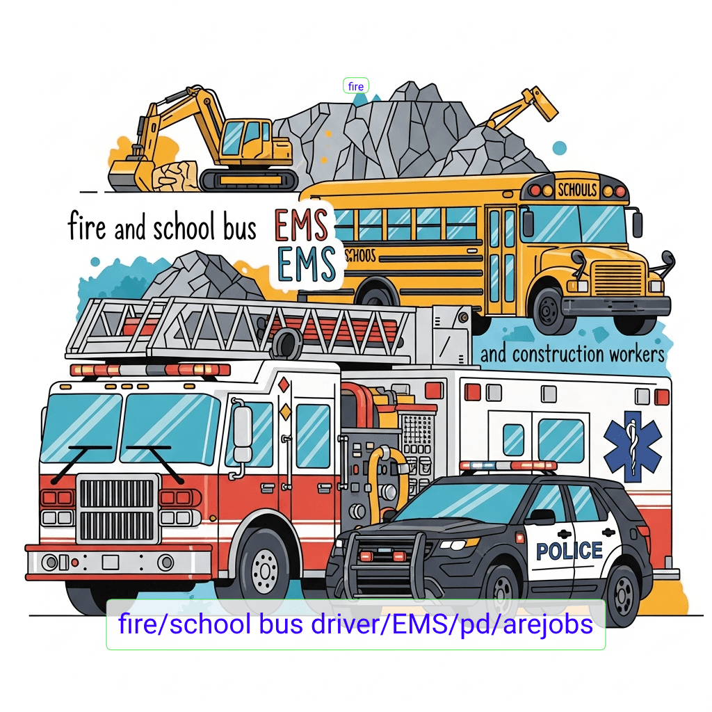 Community Helpers & Heavy Machinery Vehicles Coloring Book cover