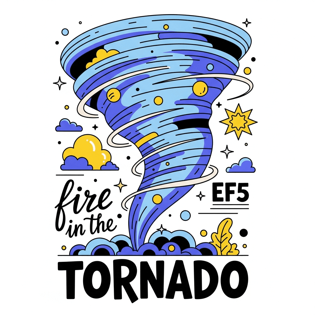 Twisters, Trucks & Turbulent Thrills Coloring Book cover