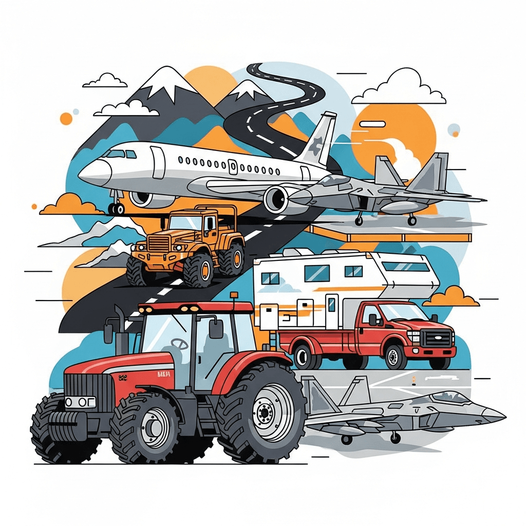 Machines, Motion, and Grand Adventures Coloring Book cover