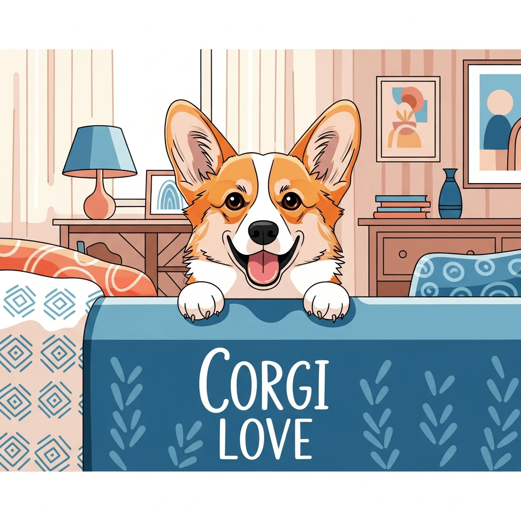 Corgi Cuties: A World of Wagging Tails Coloring Book cover