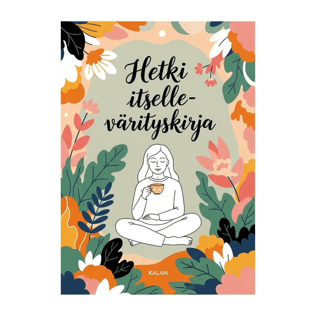 Tranquil Escapes: A Moment for Yourself Coloring Book cover