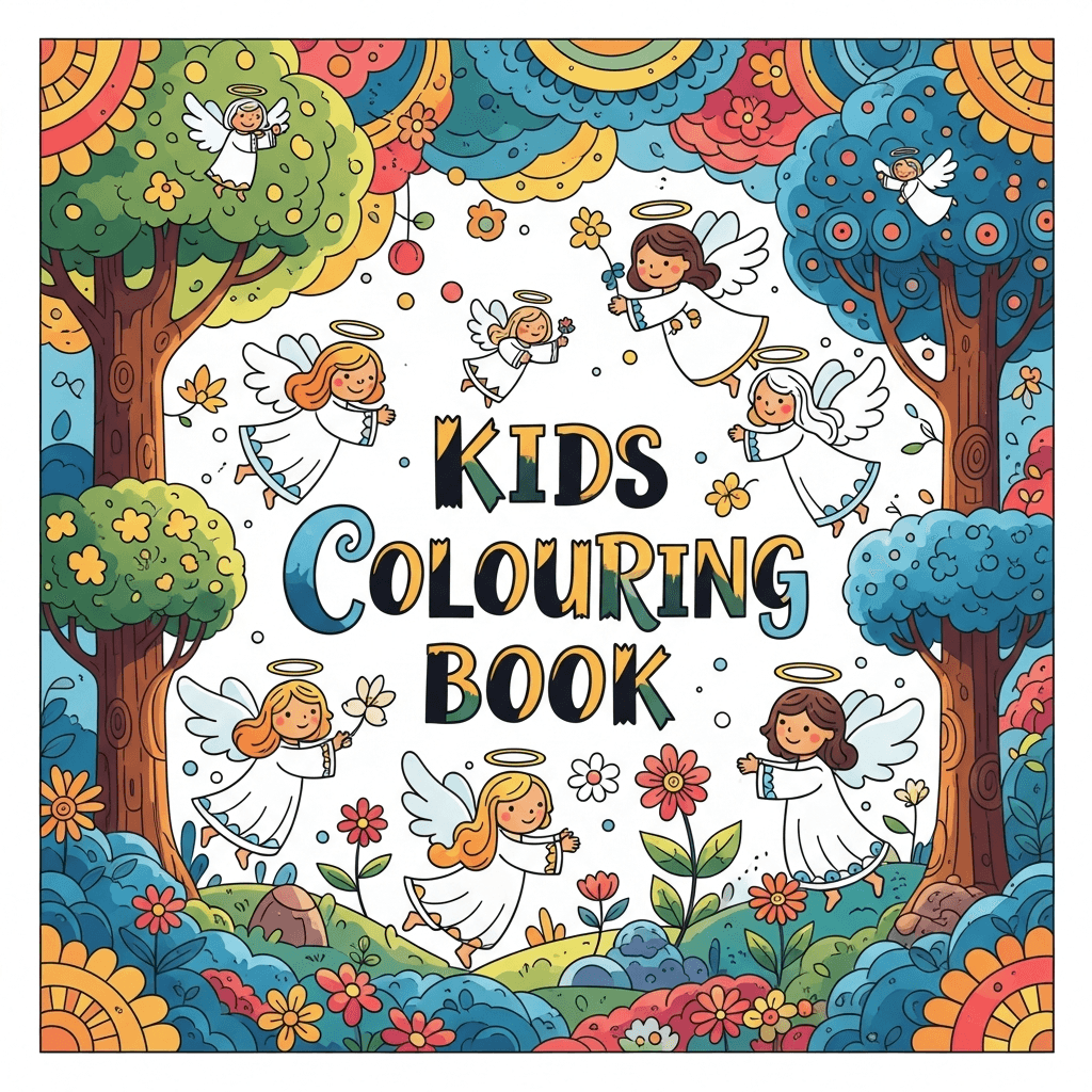 Playful Worlds for Young Artists Coloring Book cover