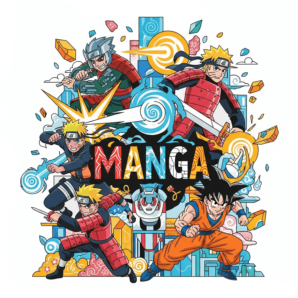 Epic Anime Heroes & Dynamic Adventures Coloring Book cover