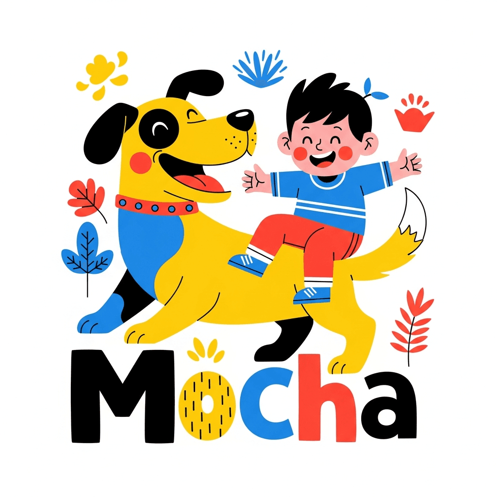 Mocha Coloring Book cover