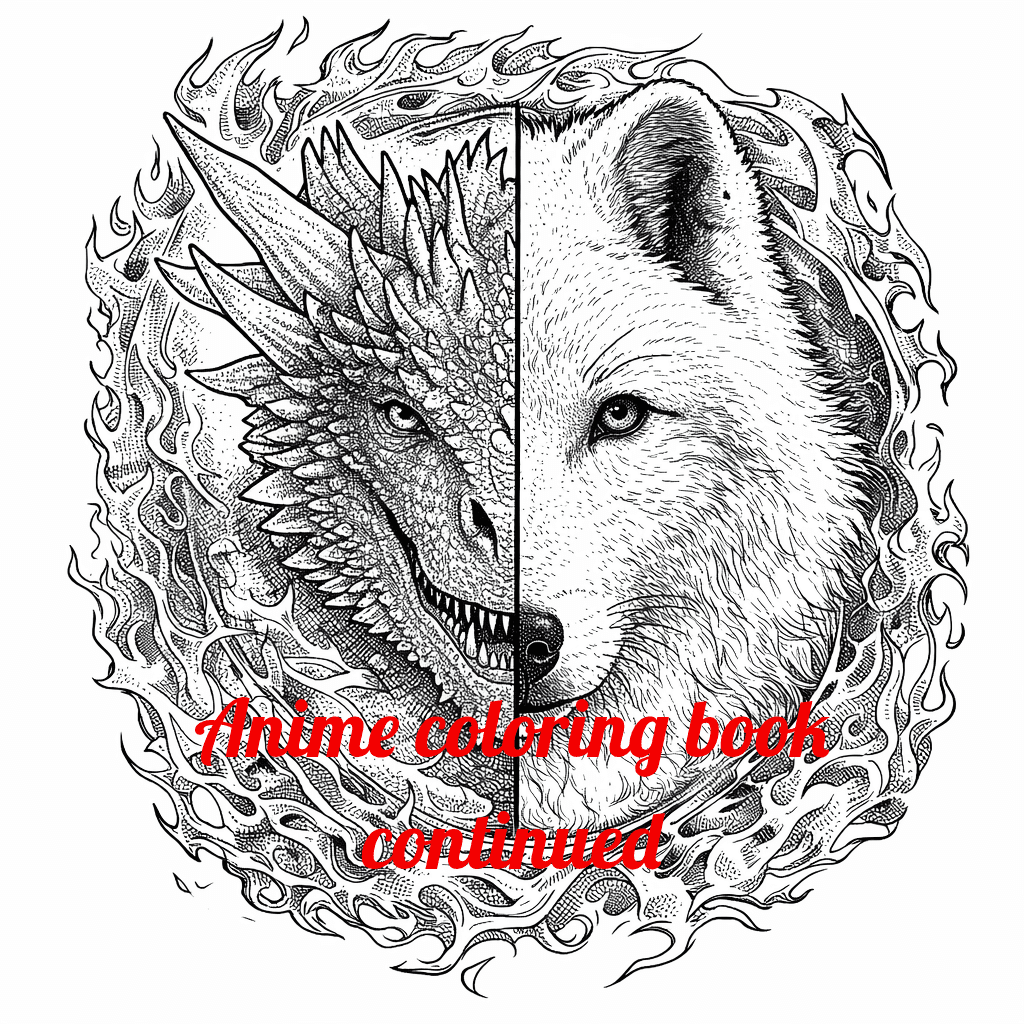 Mystical Kitsune & Fantasy Realms Coloring Book cover