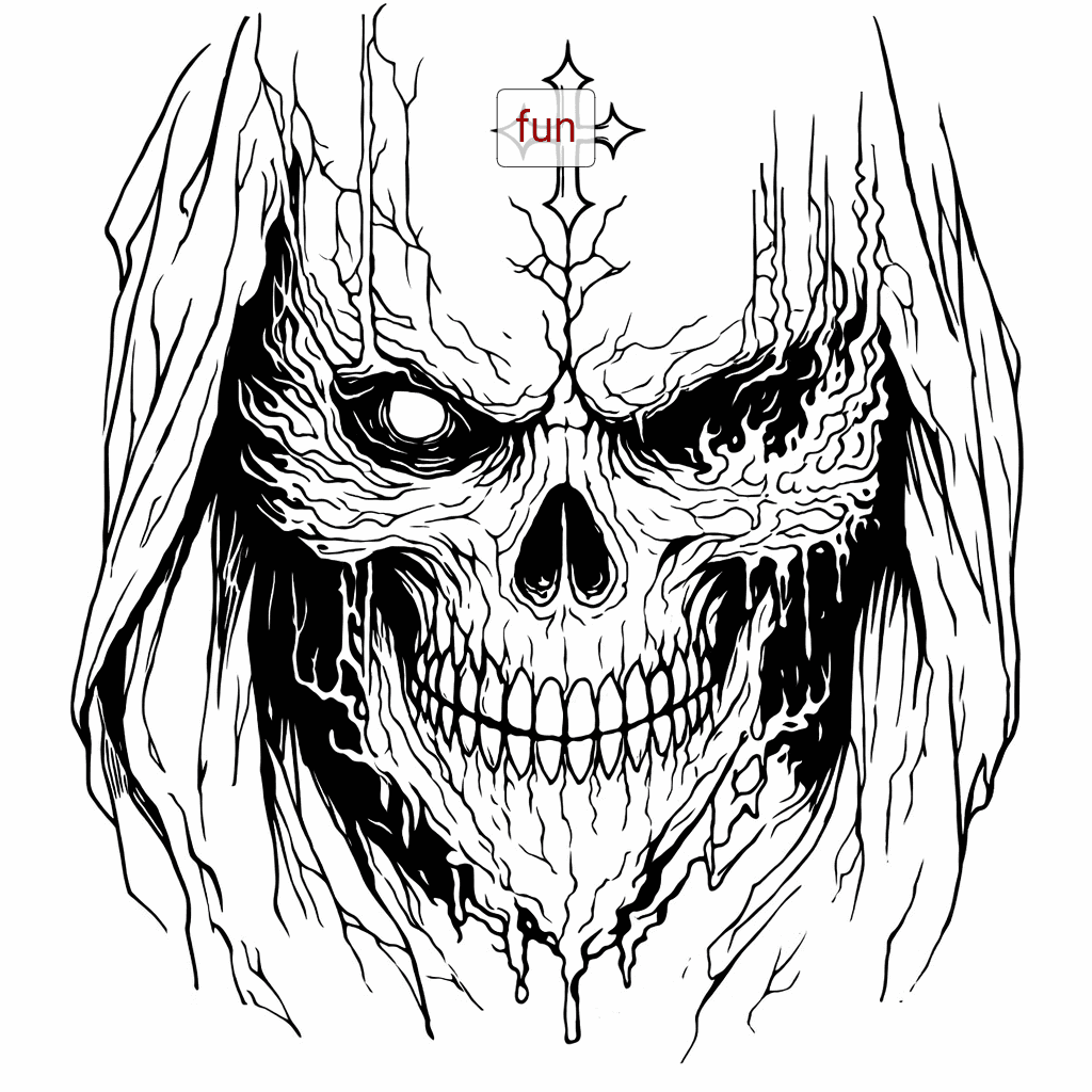 Spooky Whimsy and Dark Fantasy Coloring Book cover