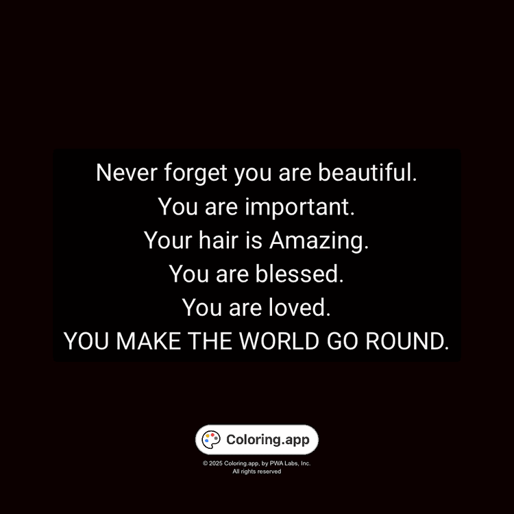 Celebrate Black Girl Beauty and Joy back cover