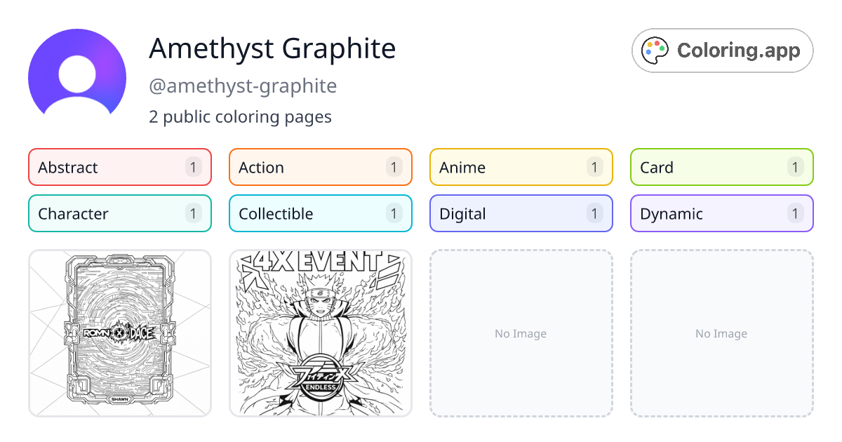 Amethyst Graphite (@amethyst-graphite) • Coloring.app