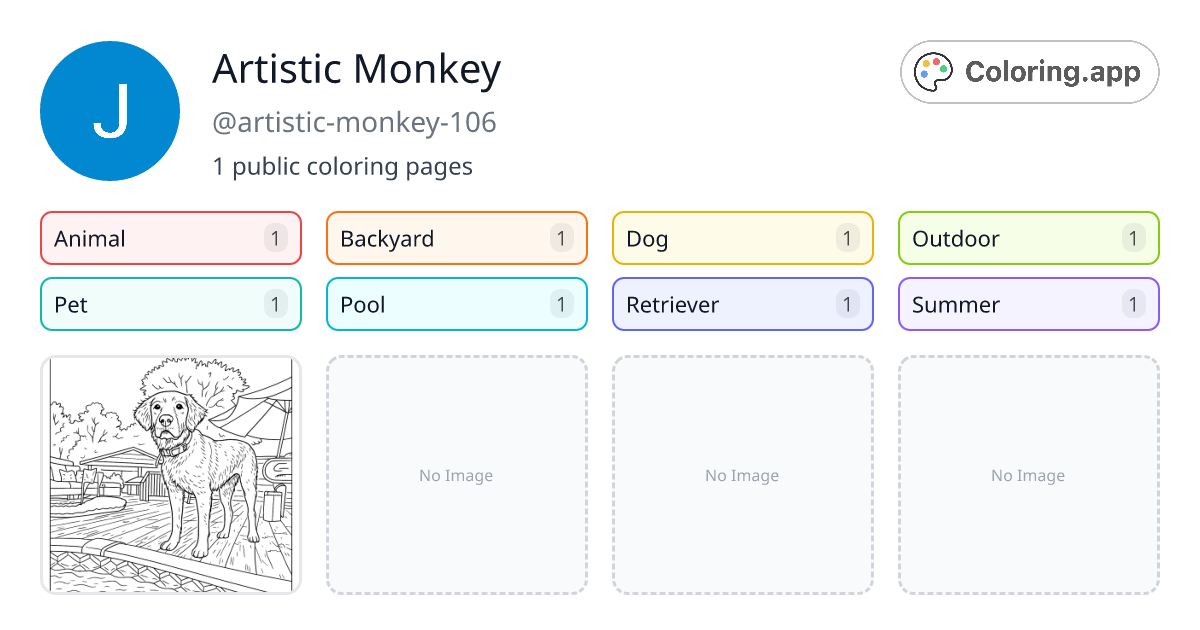 Artistic Monkey (@artistic-monkey-106) • Coloring.app