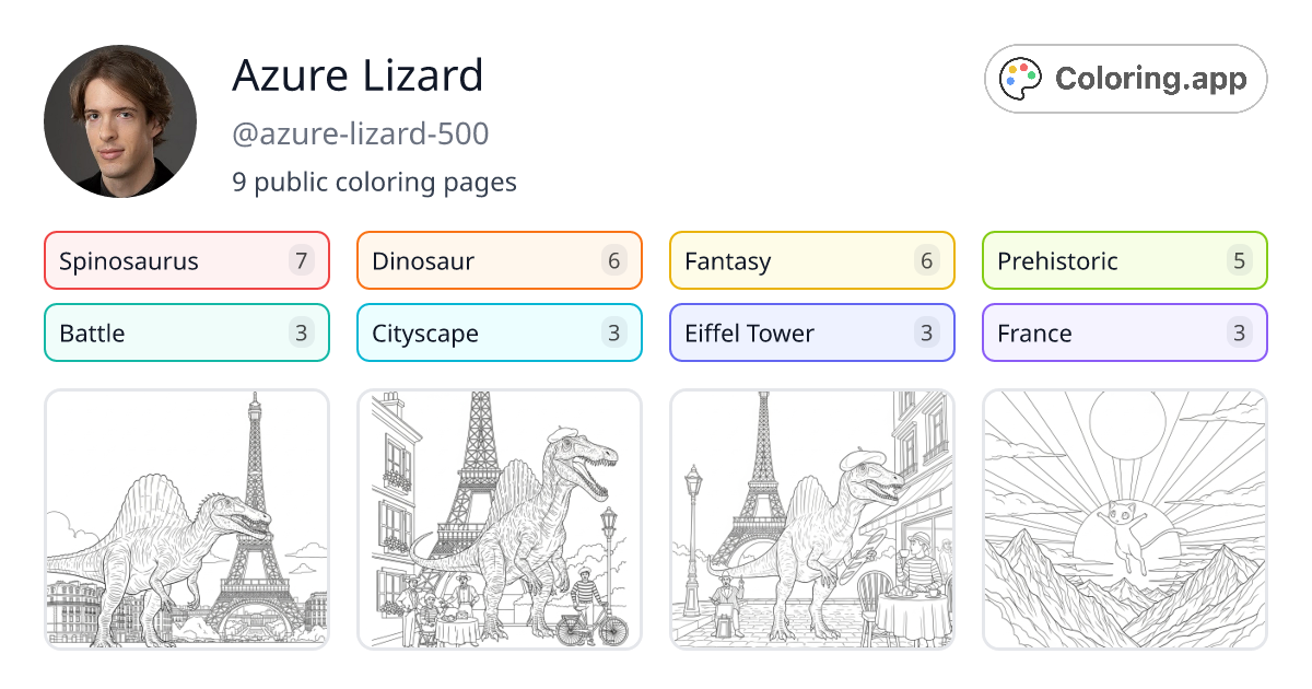 Azure Lizard (@azure-lizard-500) • Coloring.app