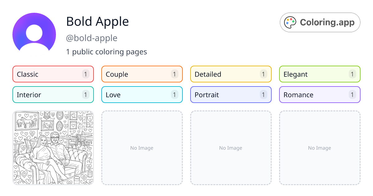 Bold Apple (@bold-apple) • Coloring.app
