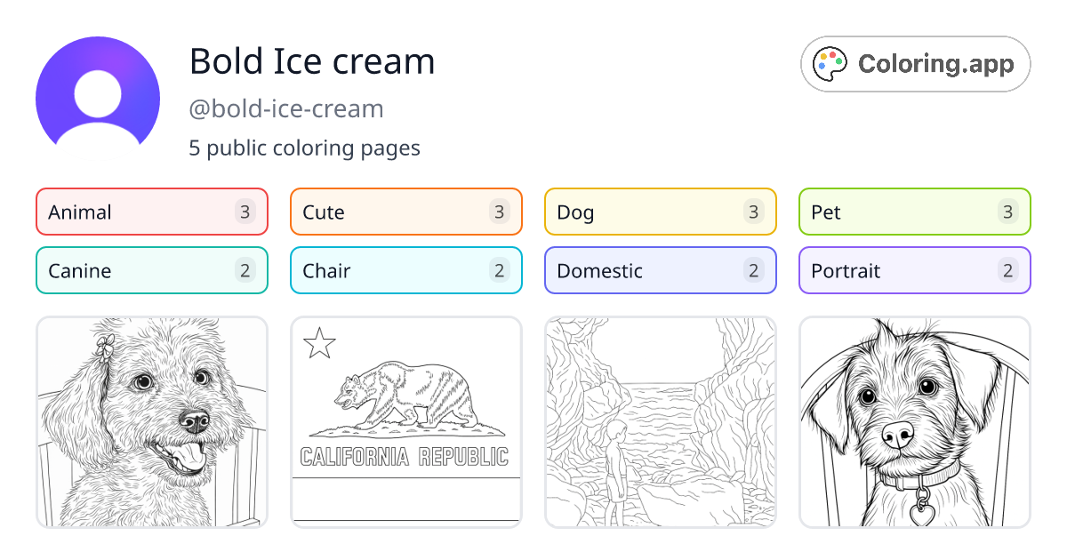 Bold Ice cream (@bold-ice-cream) • Coloring.app