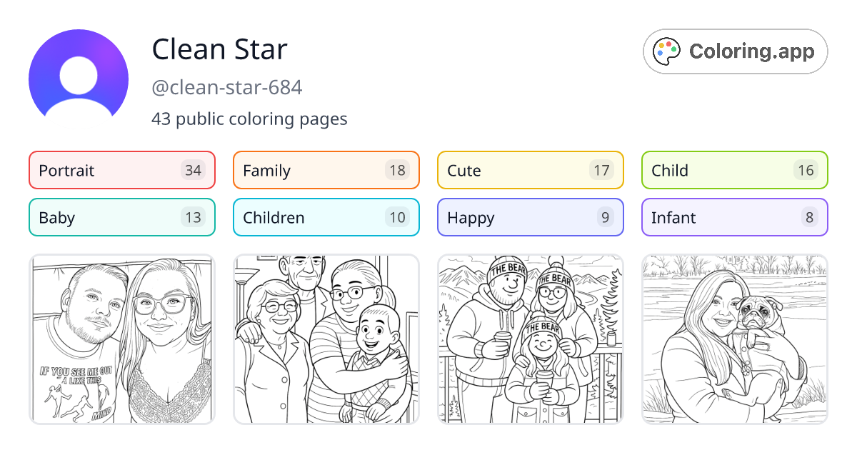 Clean Star (@clean-star-684) • Coloring.app